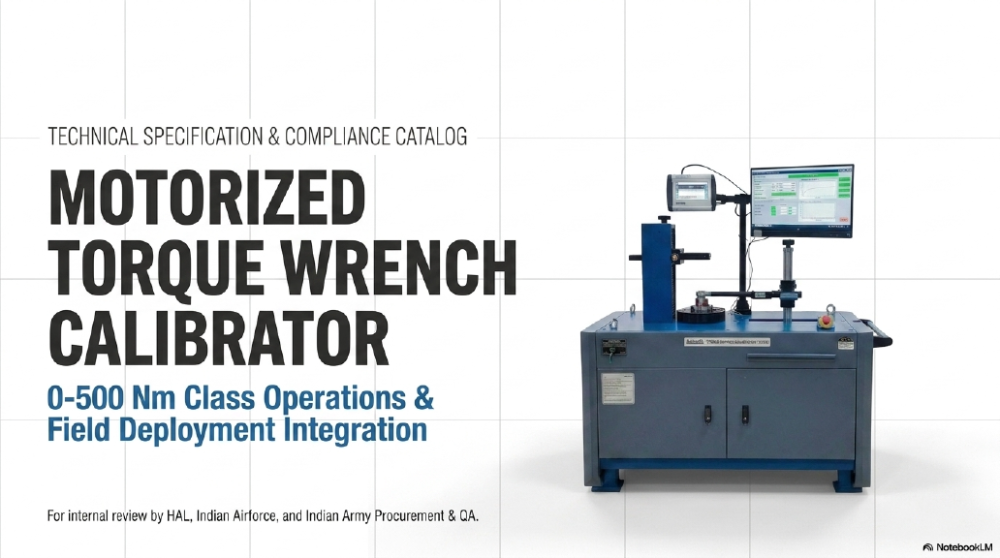Motorized Torque Wrench Calibrator Slide 1