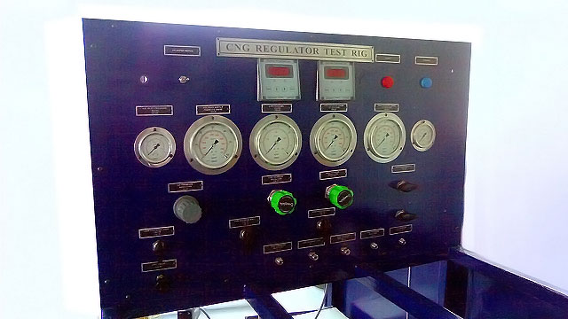 CNG Regulator Test Bench