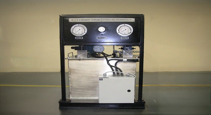 45° Left & Right Moment Durability Test Rig
