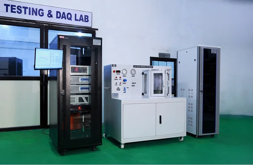 1000 Bar Hydraulic Proof Pressure Test Bench