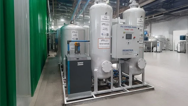 PSA Oxygen Generation Plant-500 LPM